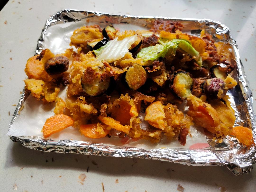 ㊙️炸日式天妇罗面糊的黄金比例✌️《炸天妇罗虾》《炸天妇罗南瓜》