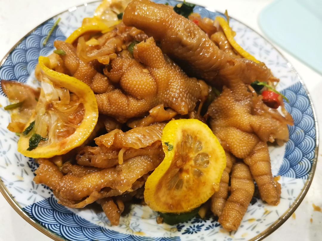 超简单的柠檬无骨鸡爪