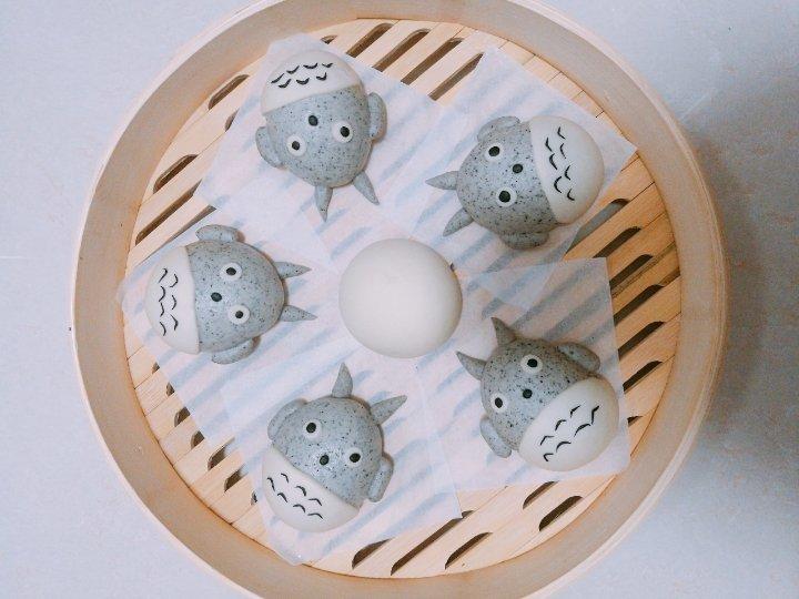 龙猫家族豆沙包