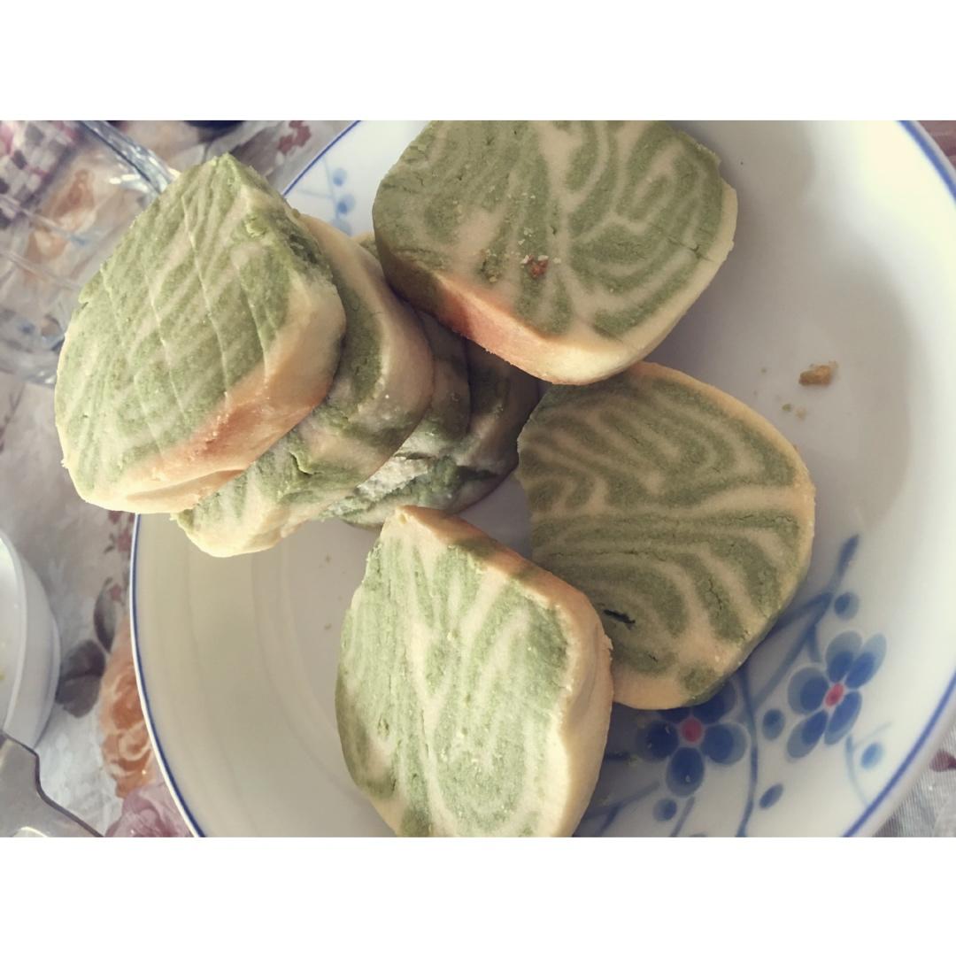 如何做出漂亮的大理石曲奇花纹