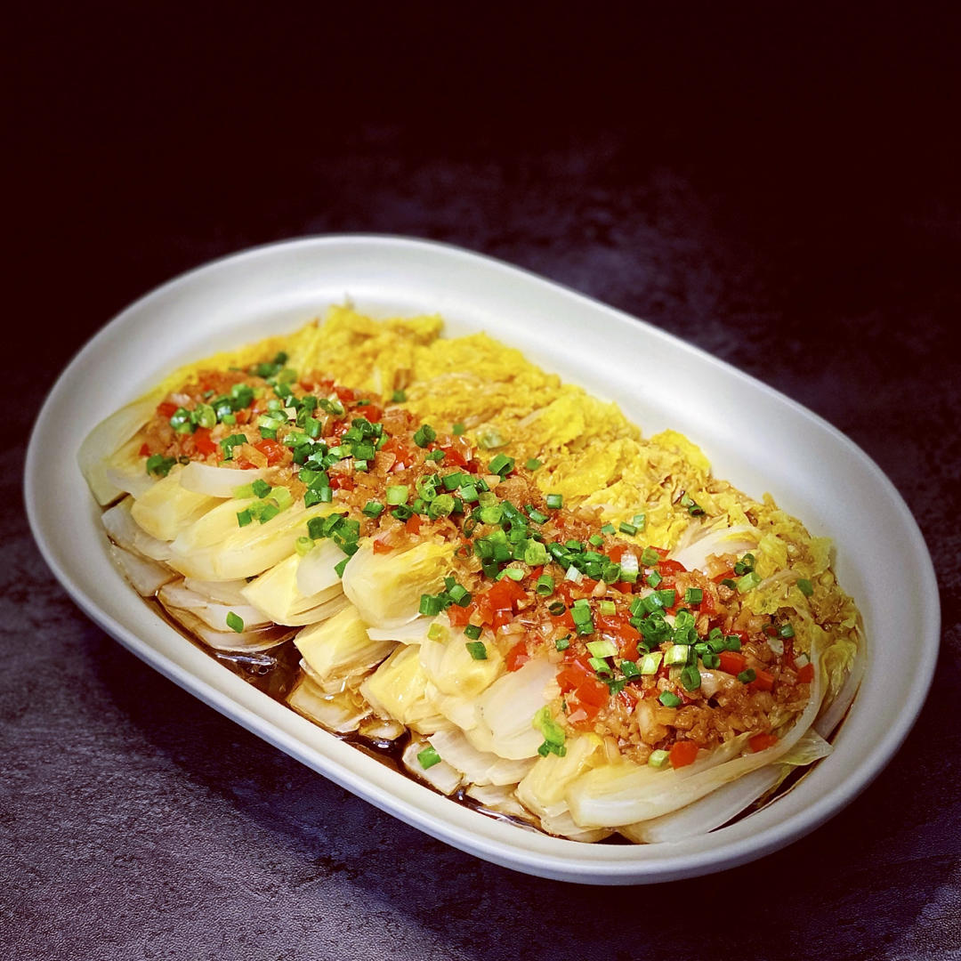 鹏妈在奔跑做的蒜蓉粉丝娃娃菜