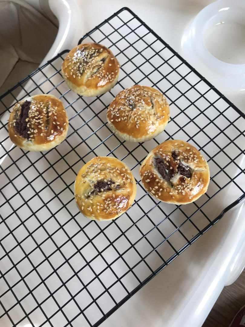 小希麻麻-红豆沙饼烤箱版