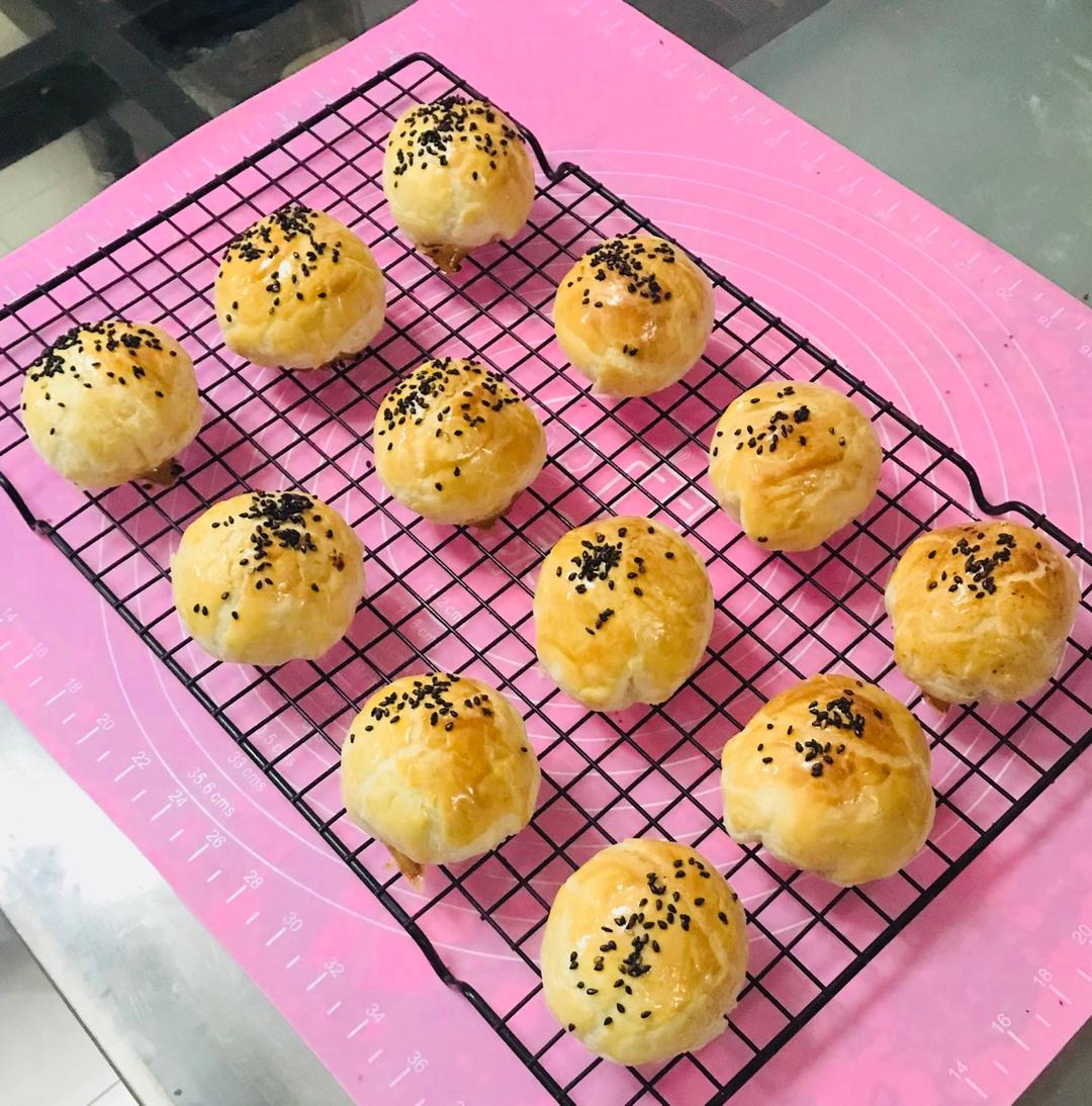 蛋黄酥/苏式月饼（面包机揉面版）