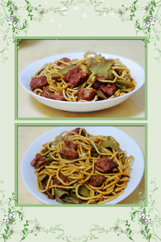 排骨豆角焖面