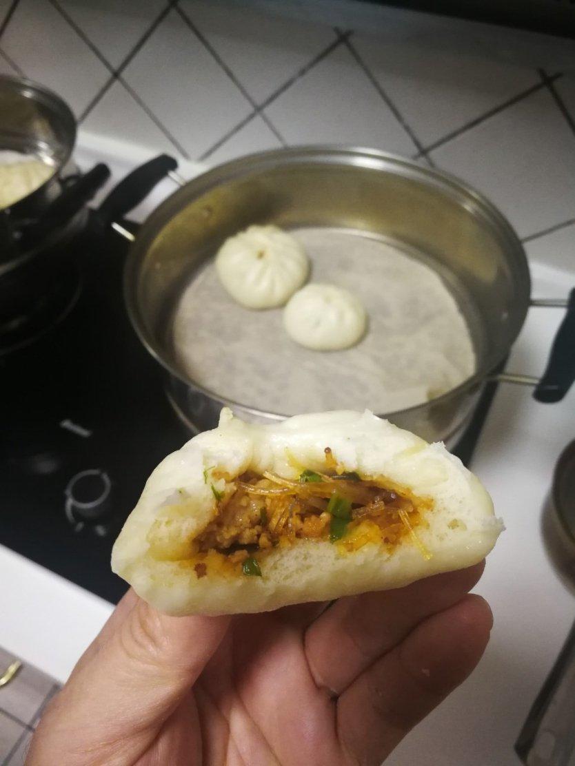 皮薄馅儿大的粉丝肉末包子（馅料做法）