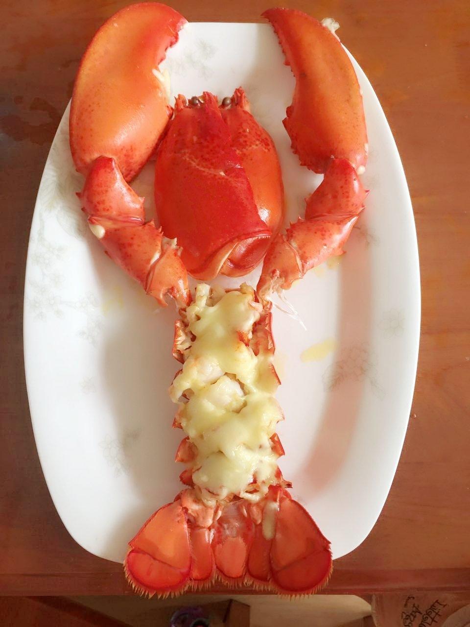 芝士焗龙虾-（简单做法）