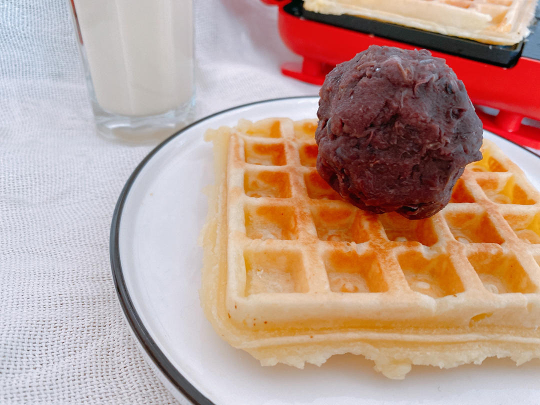 美国网红《抹茶 芋頭 麻糬华夫松饼🧇》不用預拌粉！