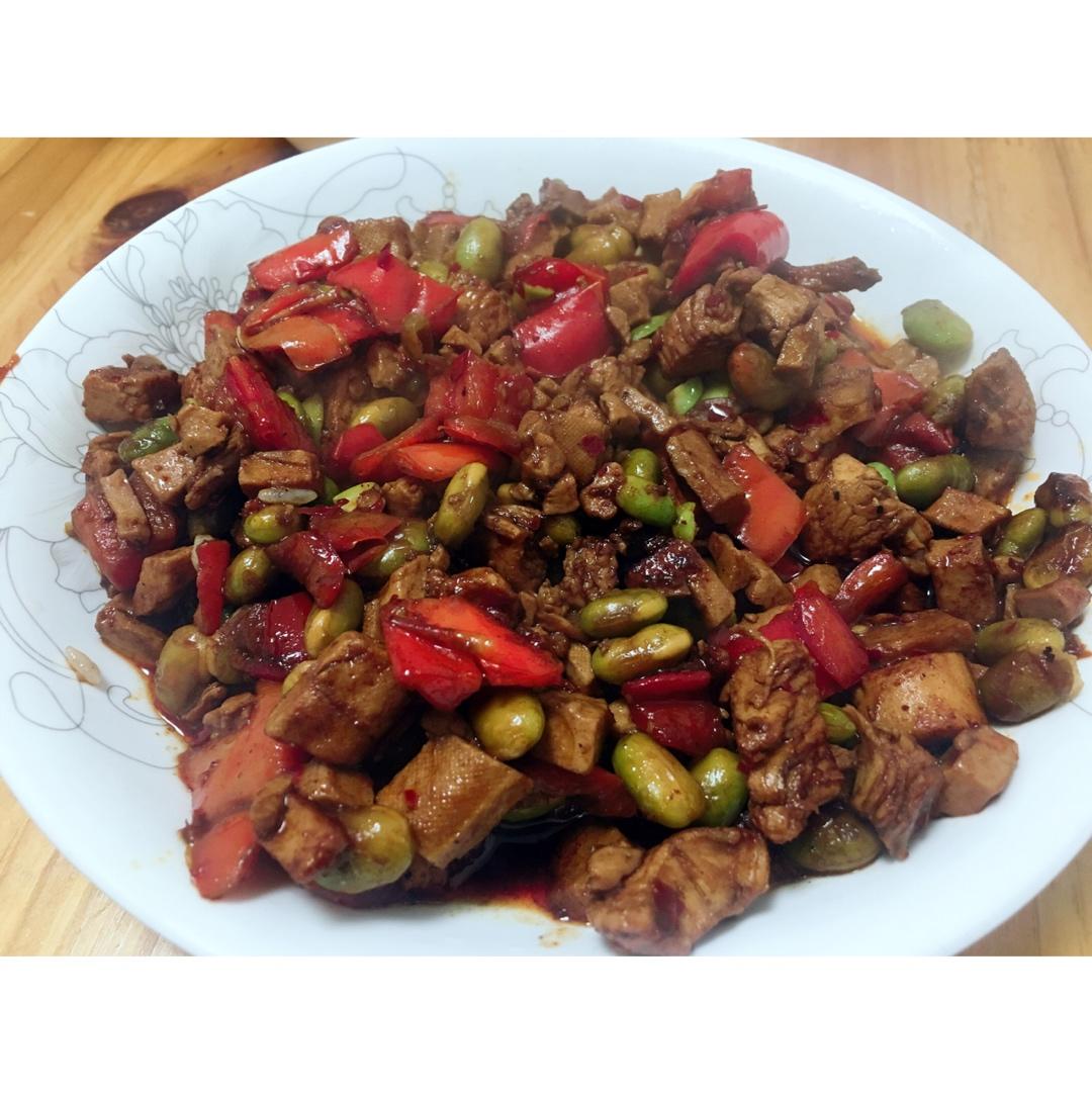青豆炒肉