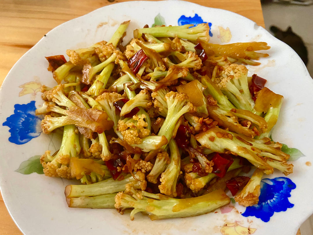 无肉简易版干煸菜花