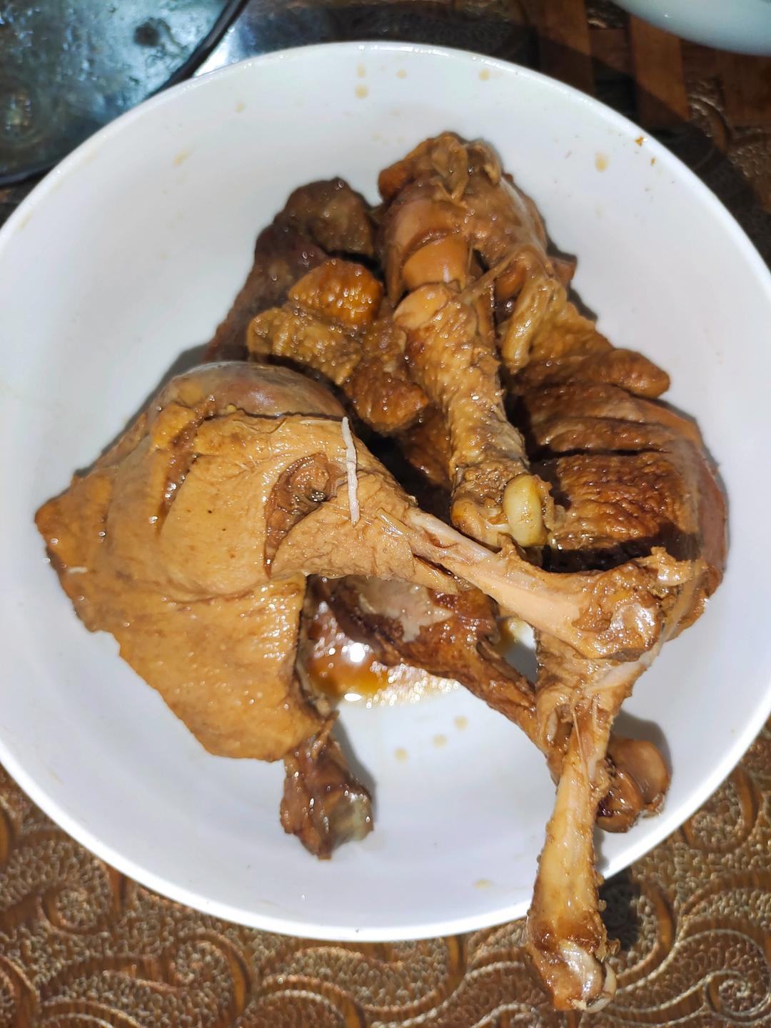 减脂少油少料红烧卤鸡腿鸡蛋（完美超赞）