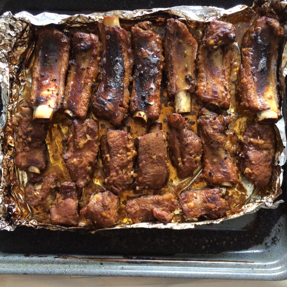 香到骨头里的蒜香排骨（烤箱）