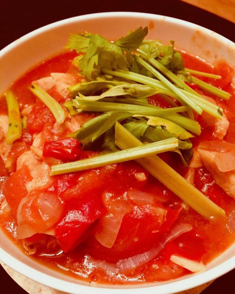 番茄鸡胸丁——减脂必备！！
