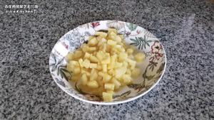 五花肉凤梨（黄梨/菠萝）芝士焗饭的做法 步骤10