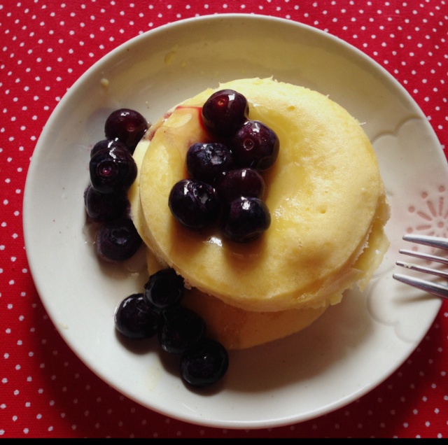英式蜂蜜草莓松饼Pancake