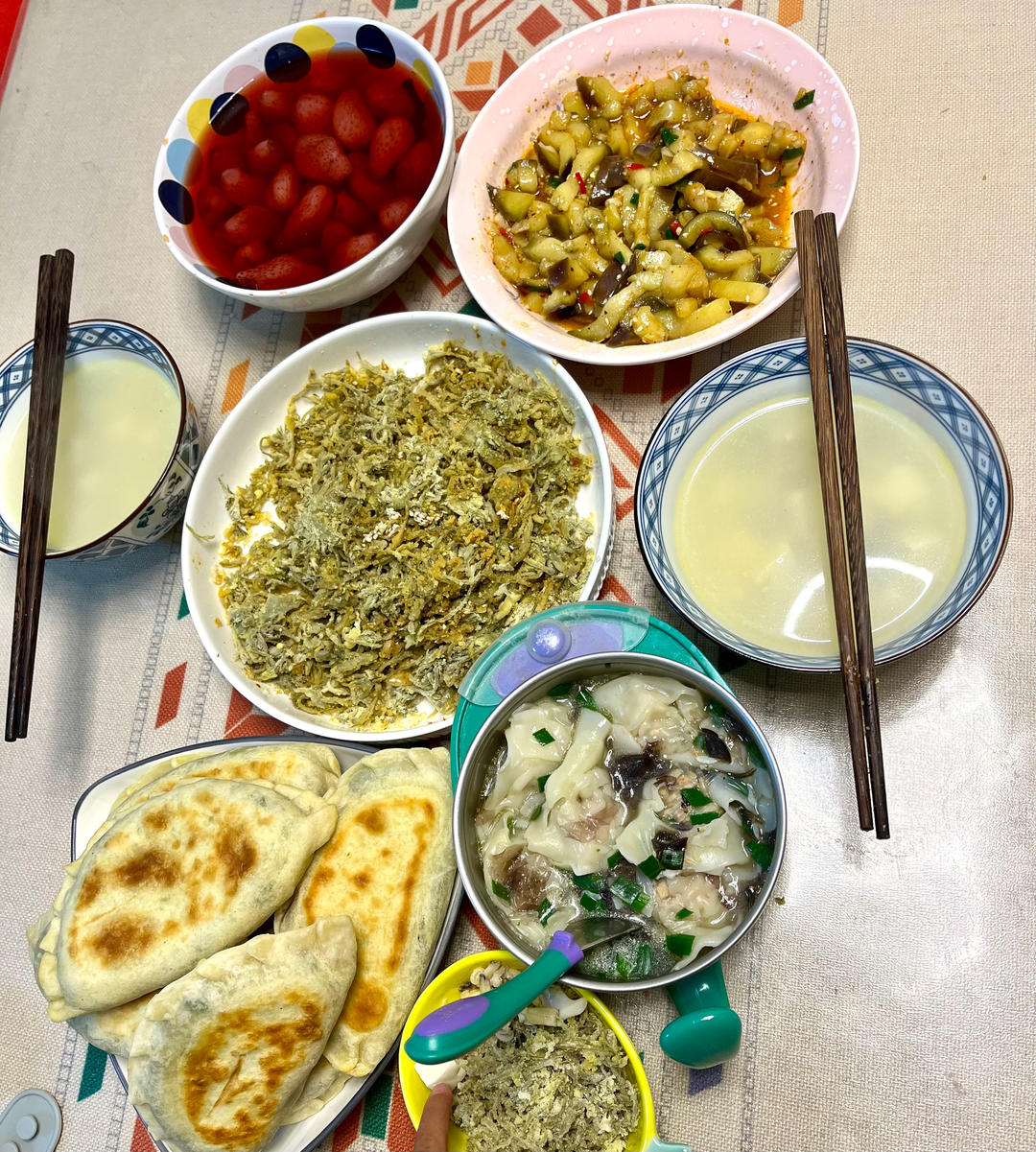 陕味家常晚餐（一家三口）的做法