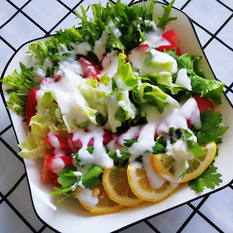 酸奶蔬菜沙拉 Lettuce & Yoghurt Salad