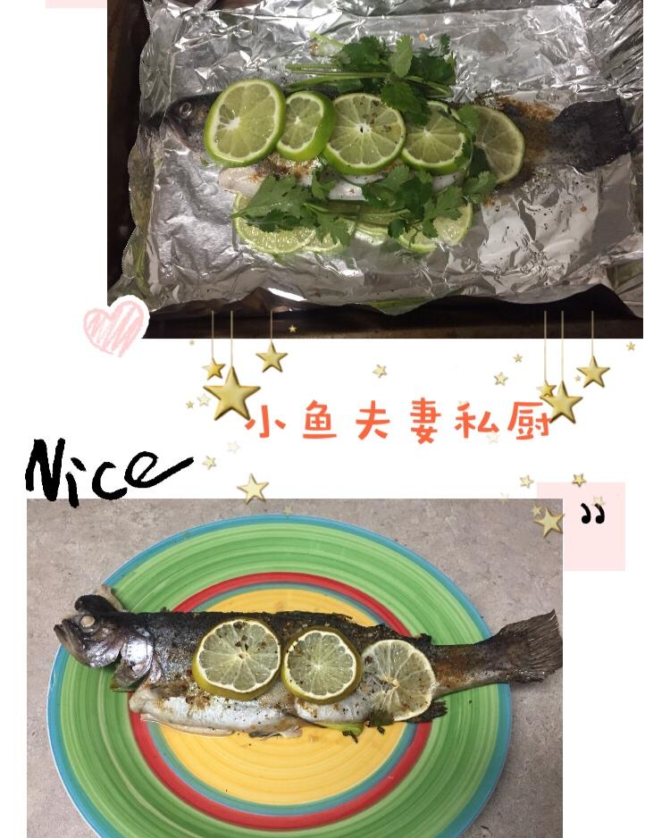【健康三餐】简单烤鳟鱼（烤箱版）