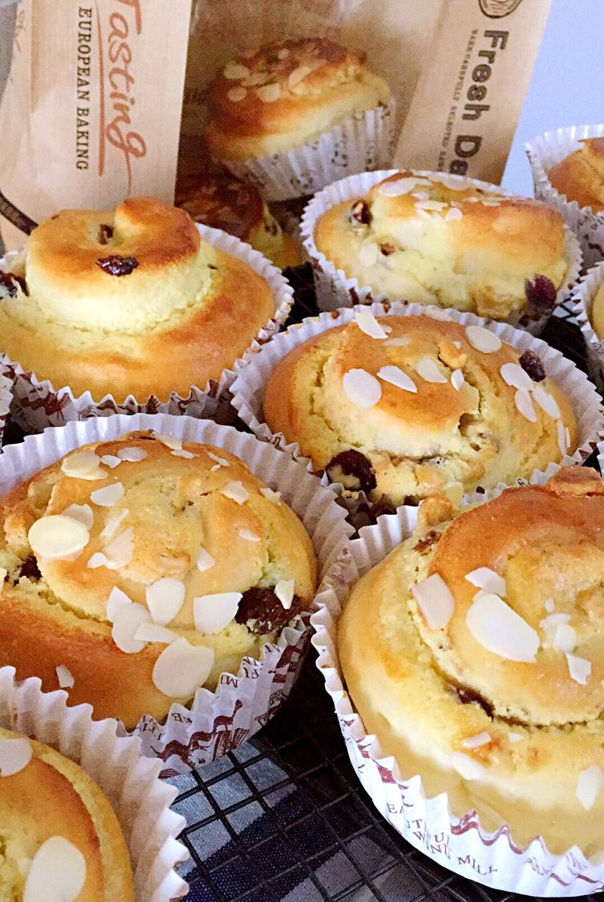 杏仁奶油核桃卷卷