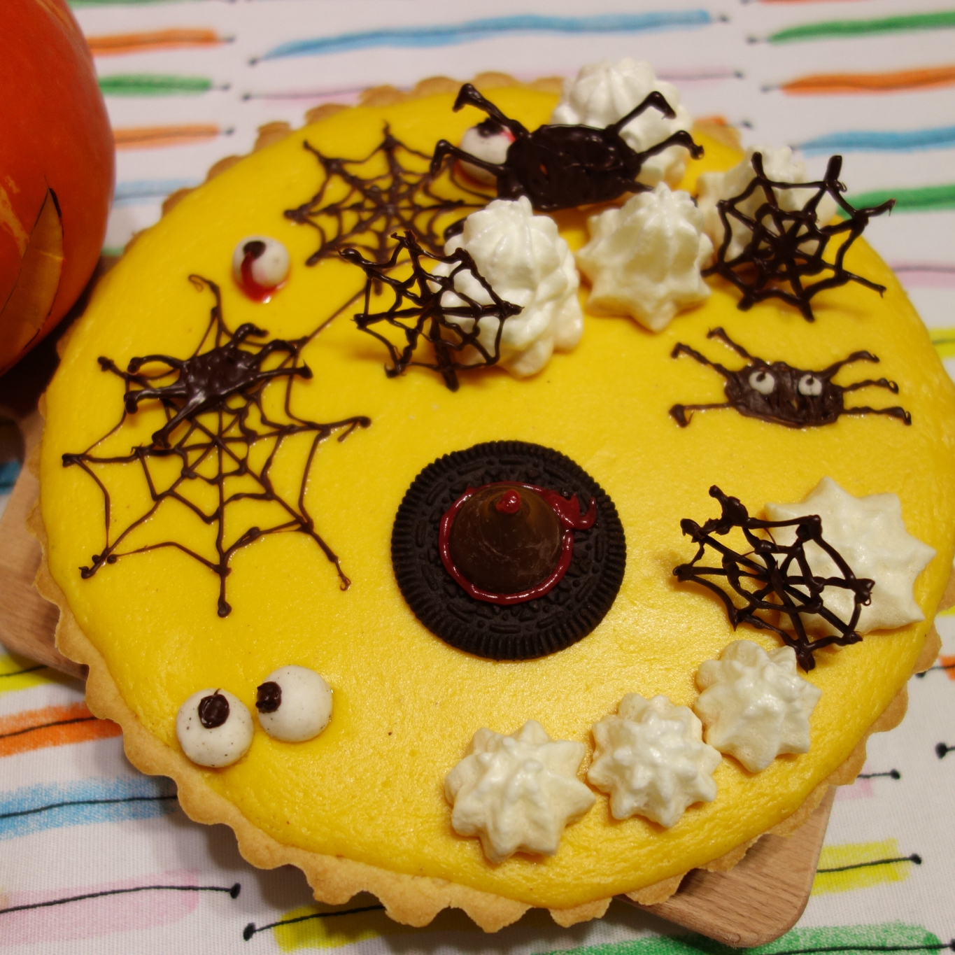 【万圣节】南瓜蜂蜜乳酪塔—美的M3-L235C变频智能微波炉