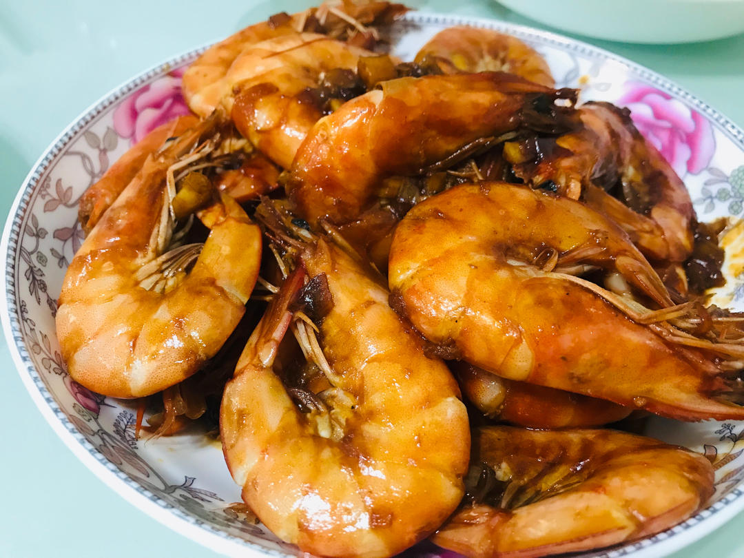 家庭版油焖大虾
