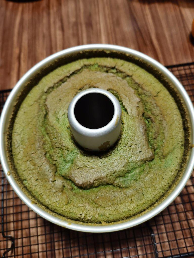 超高颜值的抹茶戚风蛋糕