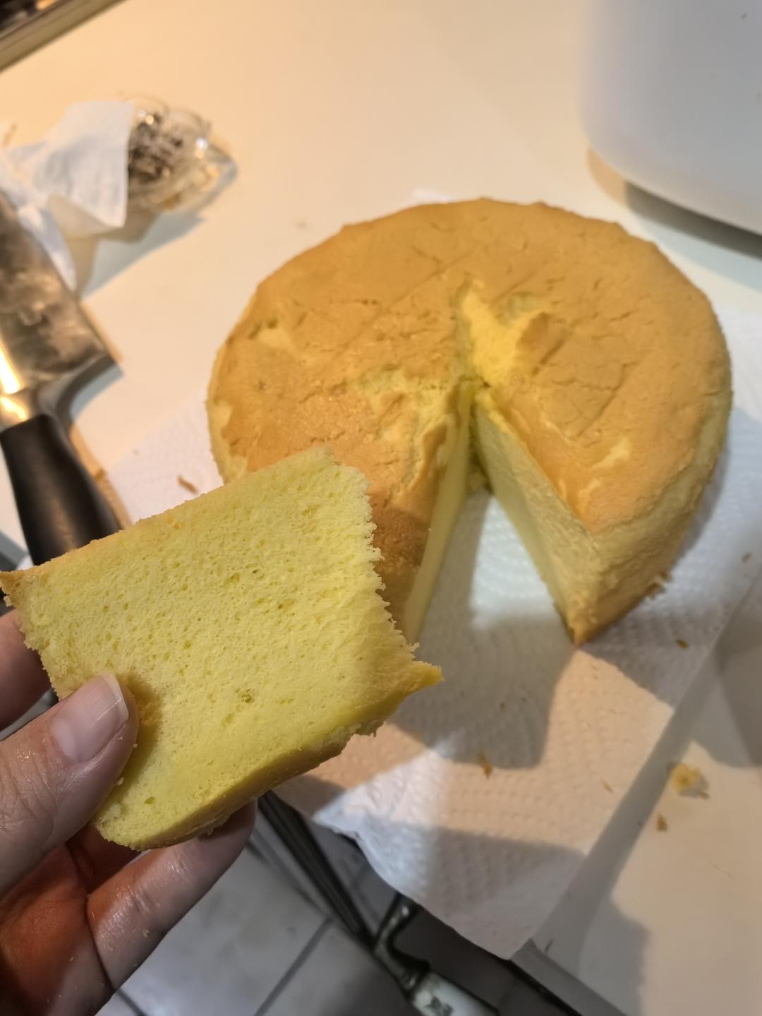 超柔软6寸戚风蛋糕(附8寸配方)零失败 超详细‼️含操作视频