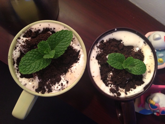 盆栽奶茶