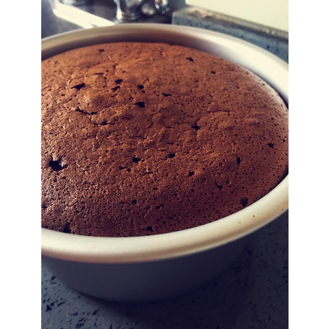 8寸可可戚风蛋糕