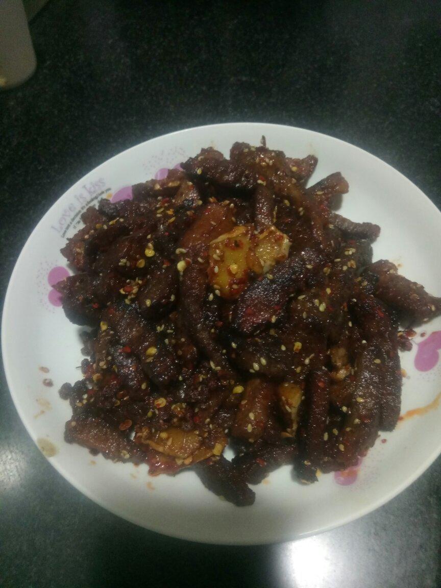 麻辣牛肉干
