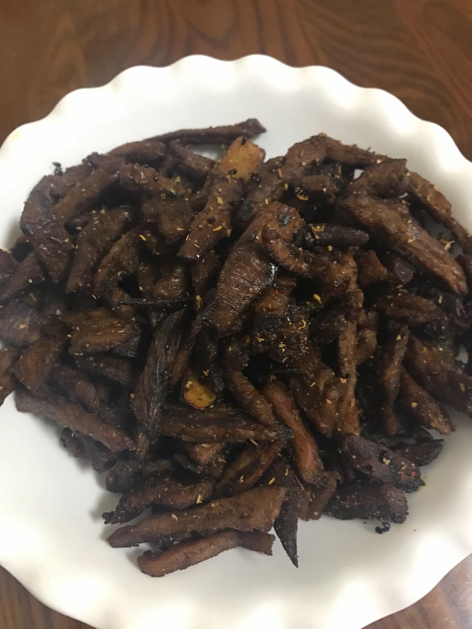 自制麻辣牛肉干