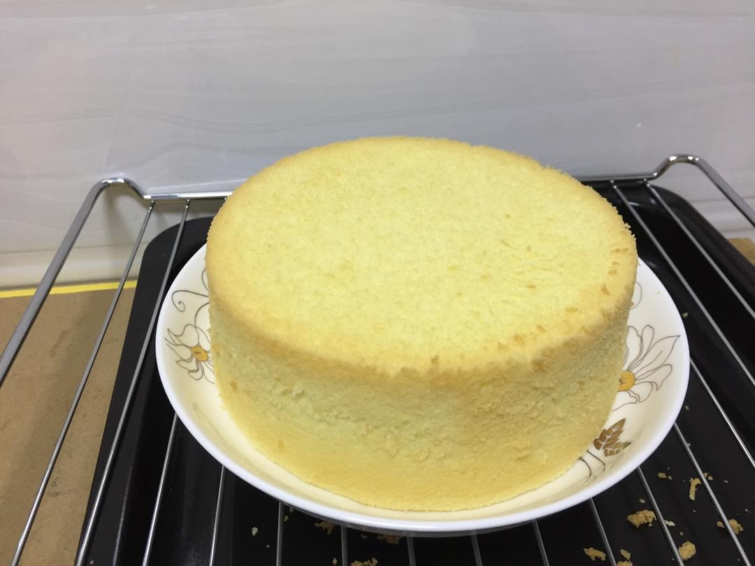6寸原味戚风蛋糕