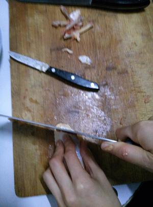 闲的没事干系列菜之酿虾翅的做法 步骤2