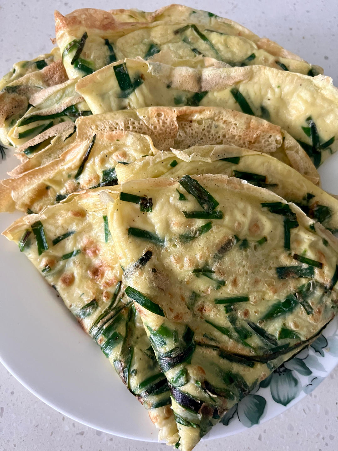 懒人面粉+玉米粉鸡蛋韭菜饼