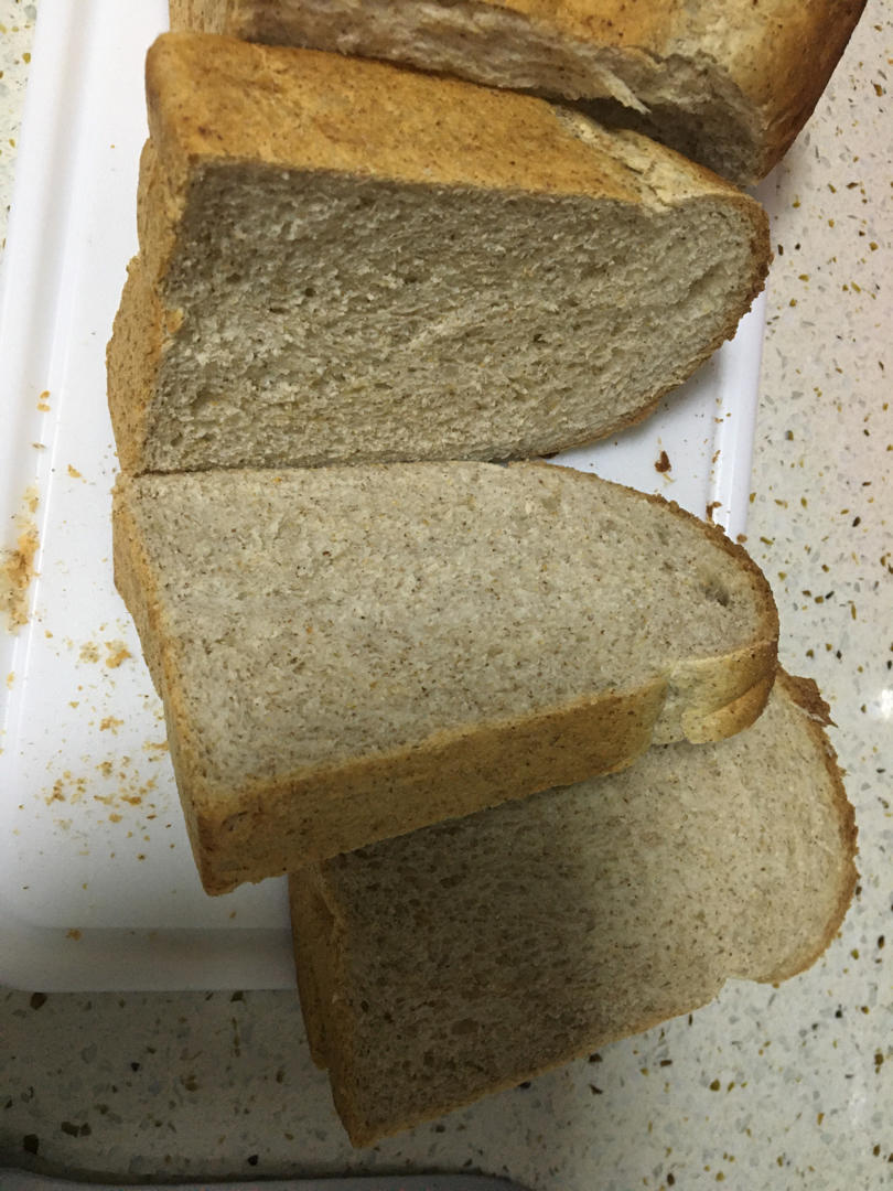 【健康烘培】超低卡黑全麦吐司