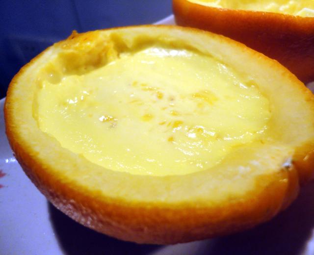 香橙牛奶蒸蛋的做法