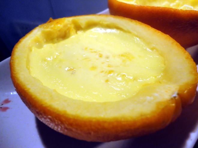 香橙牛奶蒸蛋的做法