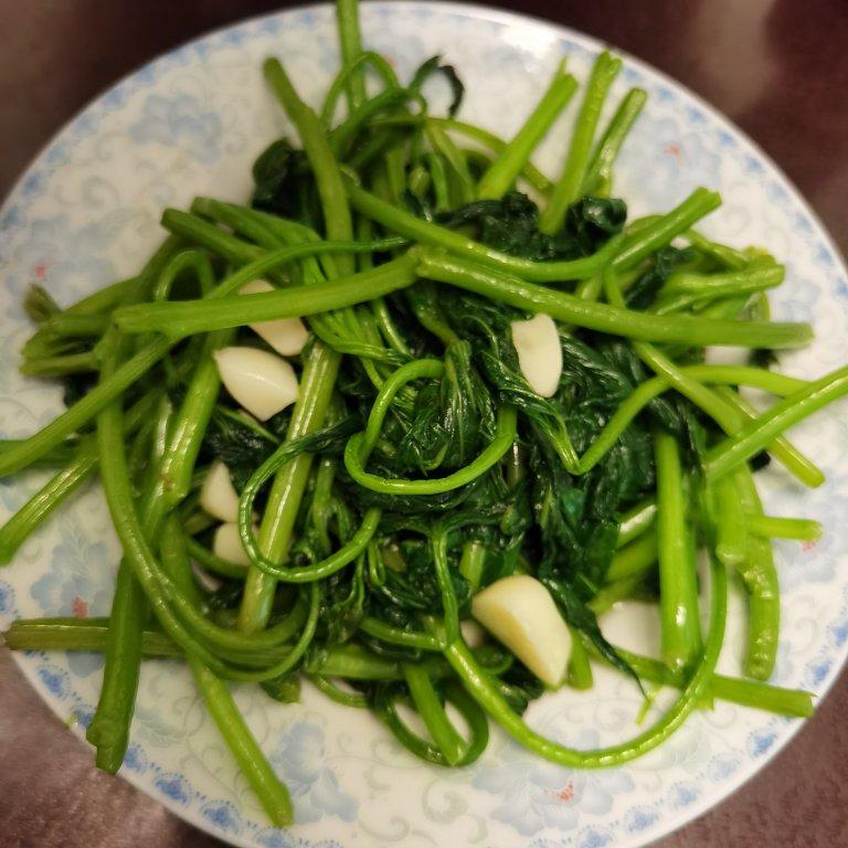 炝炒蔬菜的万能公式：炝地瓜叶