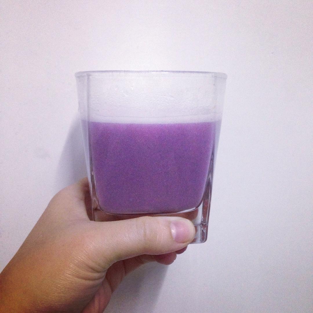 低卡紫薯豆浆/豆渣新吃法