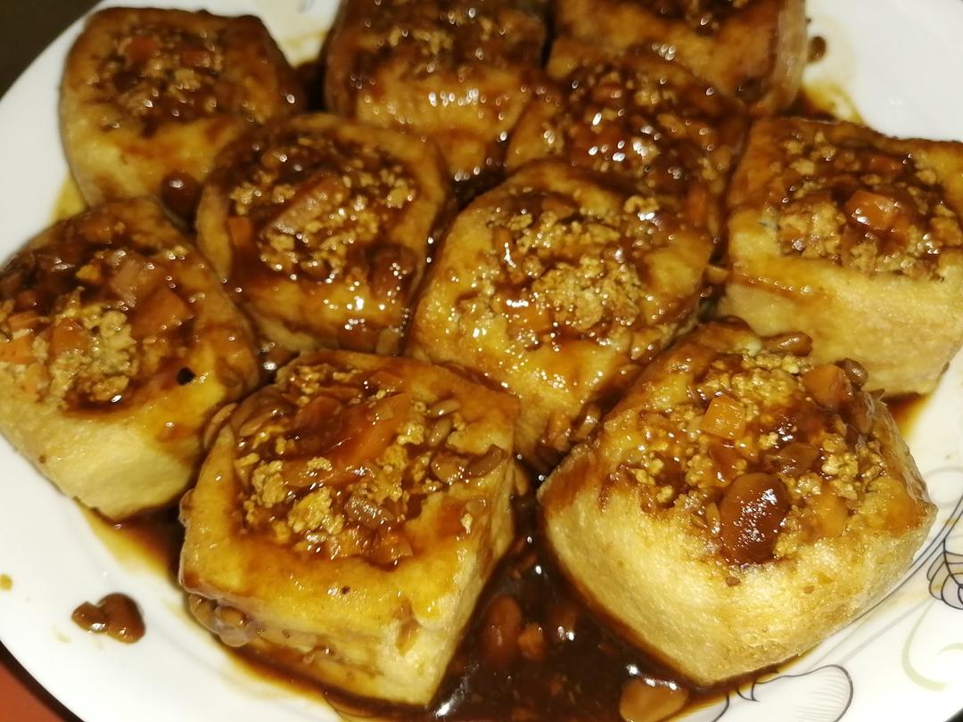 油豆泡塞肉