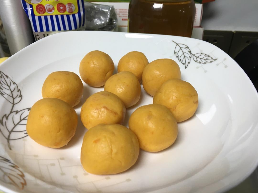 红薯系列——夹馅红薯丸子（奶酪）