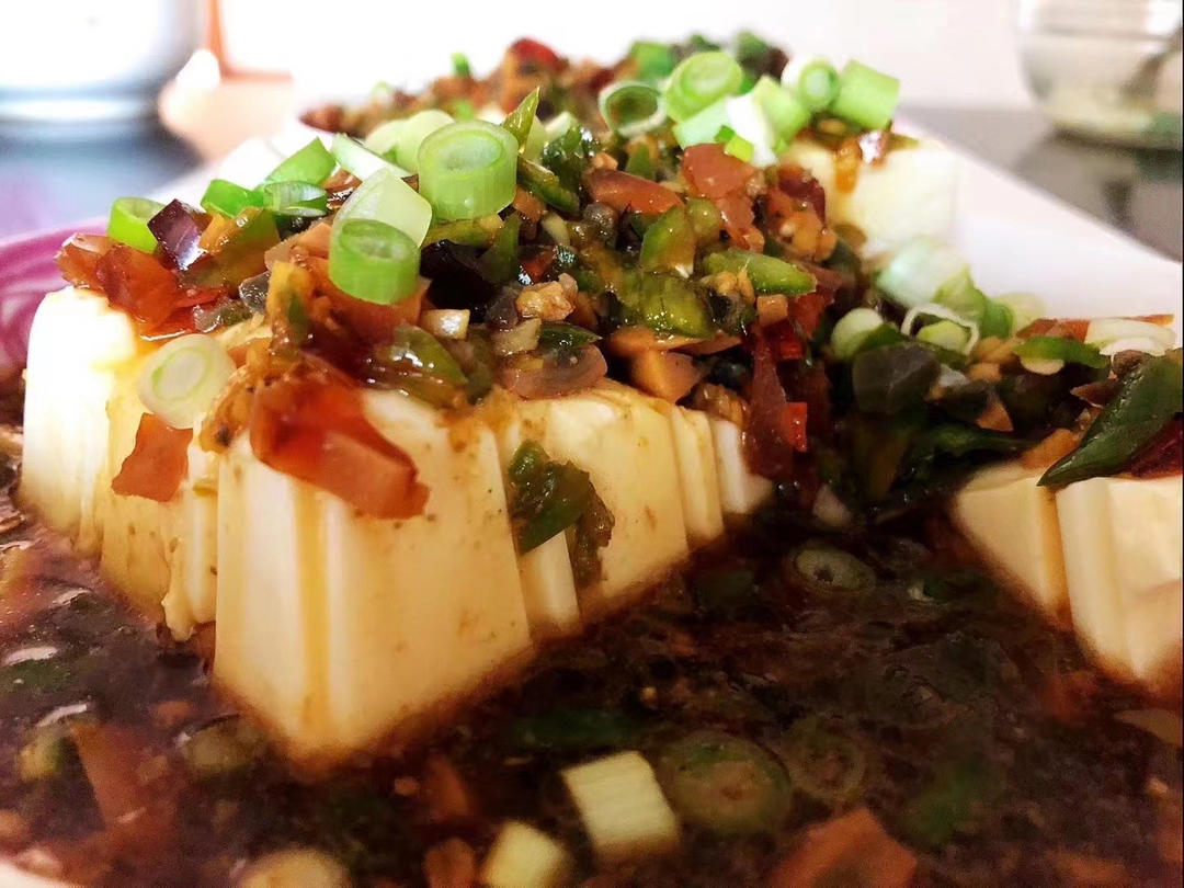 尖椒皮蛋豆腐——高蛋白的美味