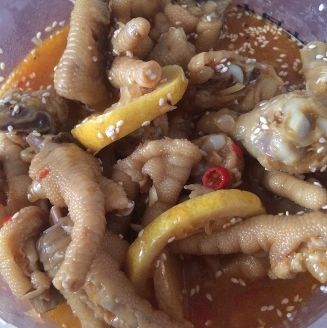 香辣蒜香凉拌爽脆鸡脚