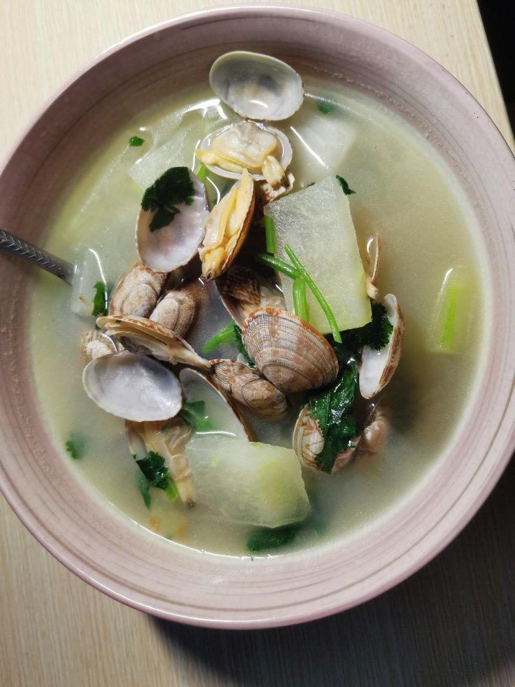 只想吃好吃的1做的冬瓜蛤蜊汤潮汕