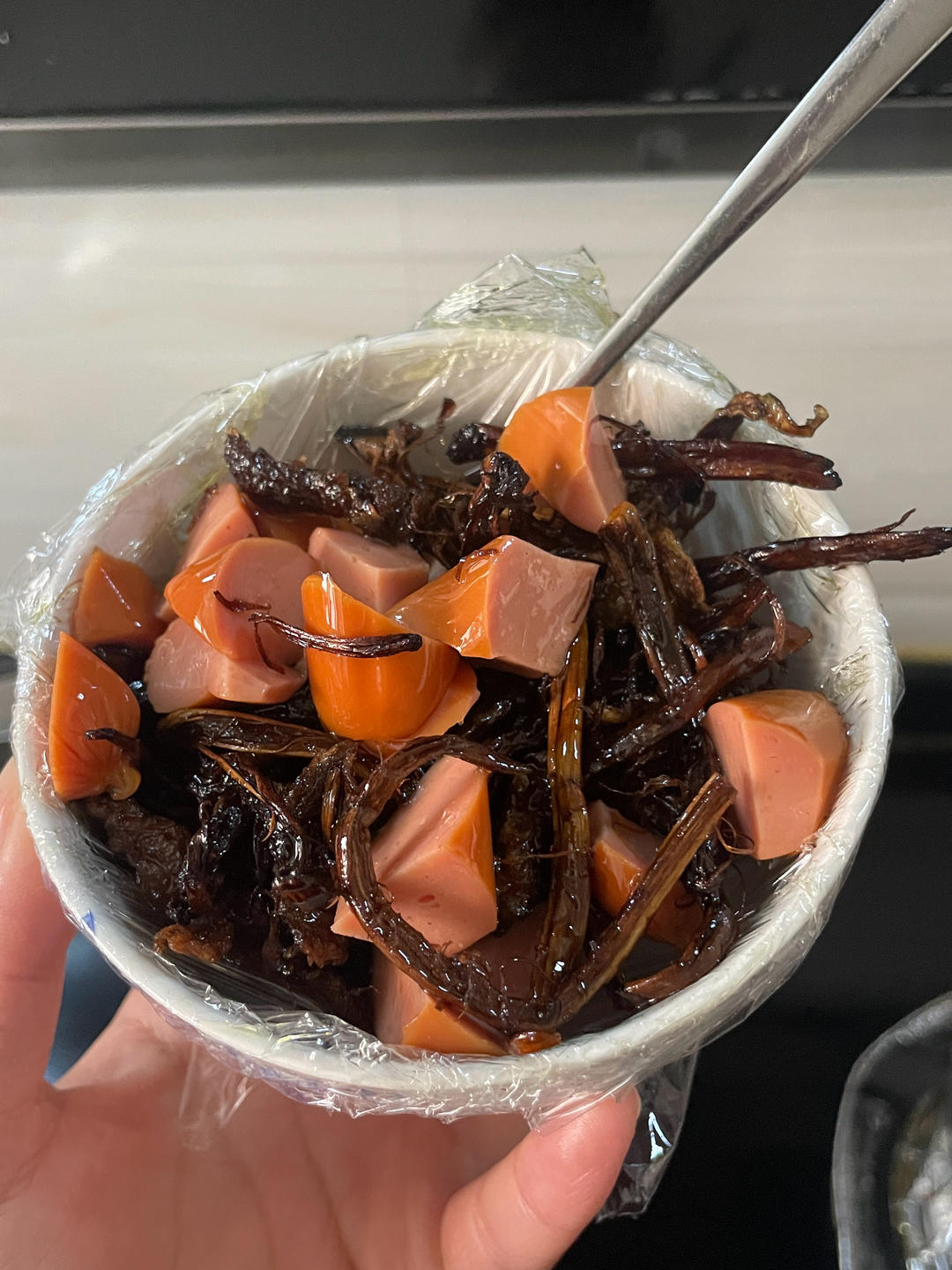 鸡纵菌脆肠全麦贝果🥯嘎嘎香｜别错过