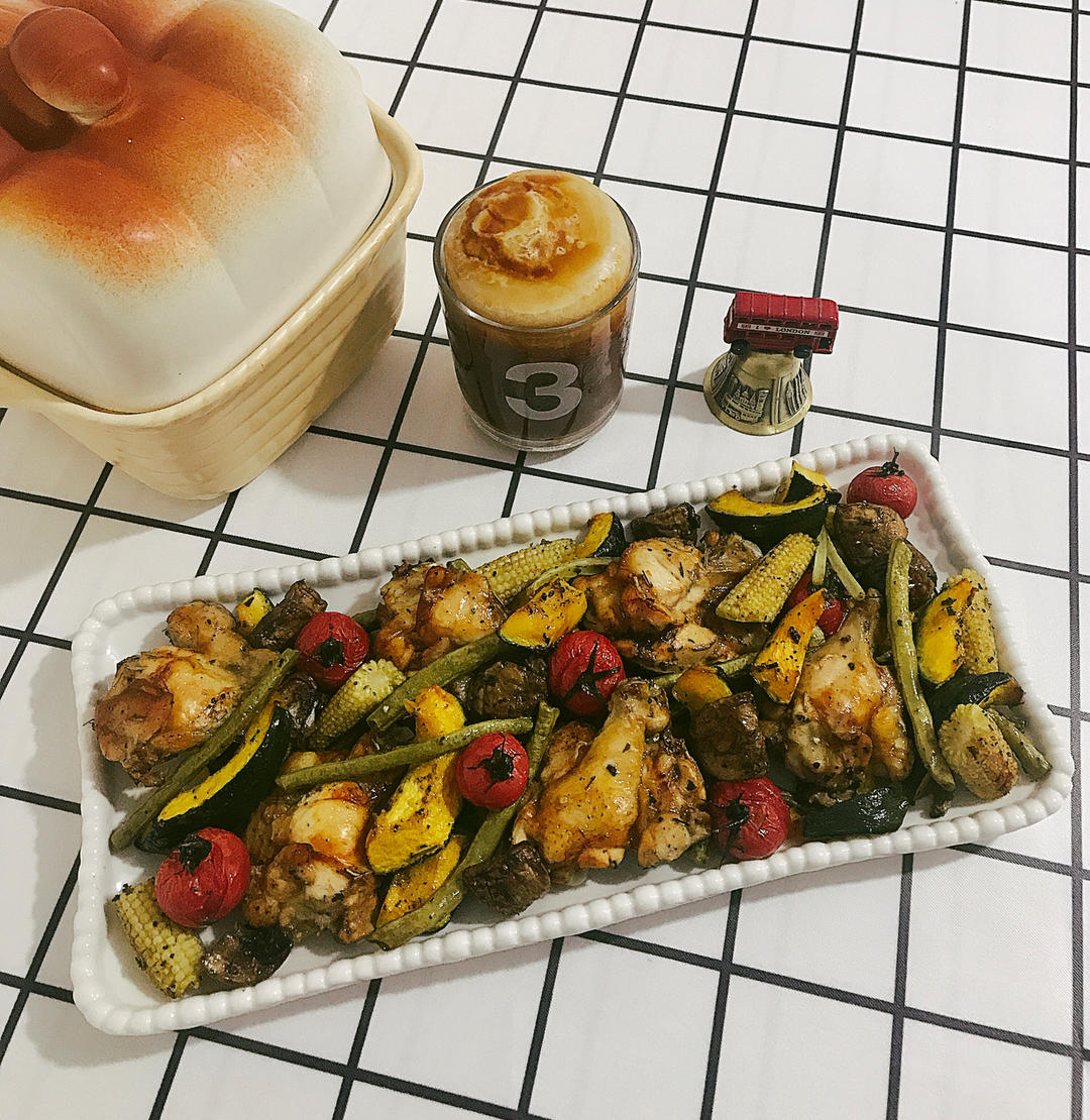 低脂低油健康時蔬拼盤
