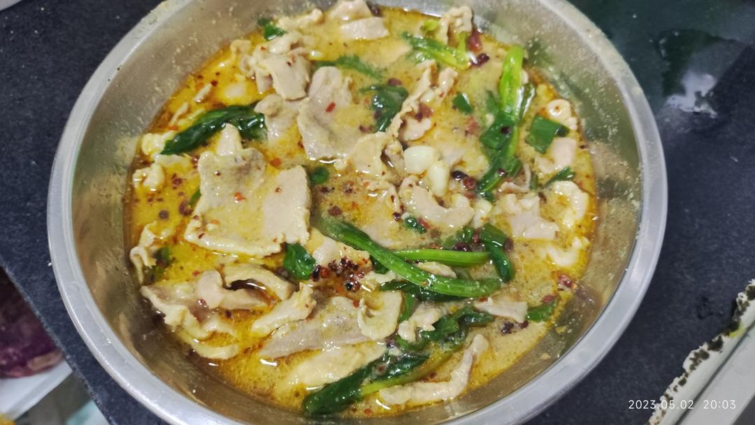 水煮肉片（肯定不翻车）