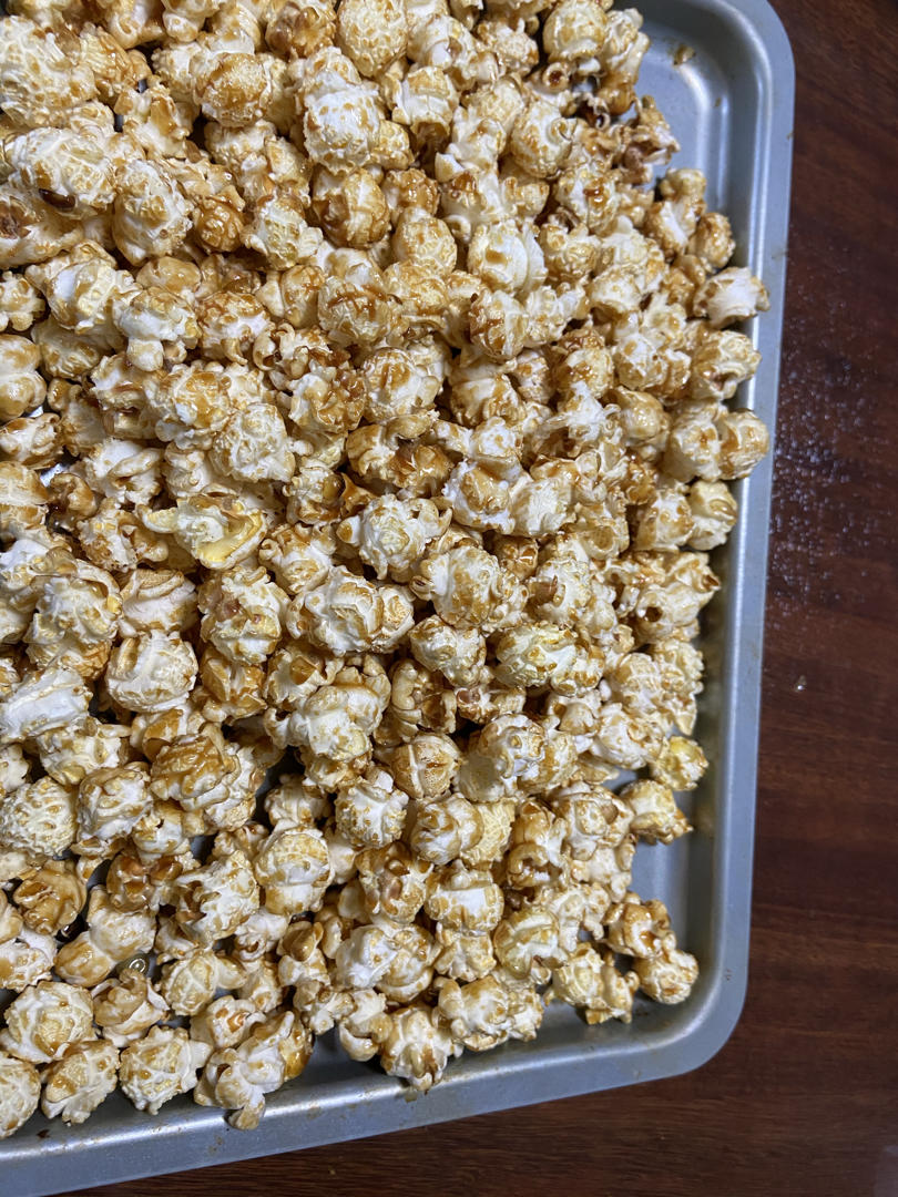 一招搞定小朋友的黄油焦糖爆米花，简单又好吃