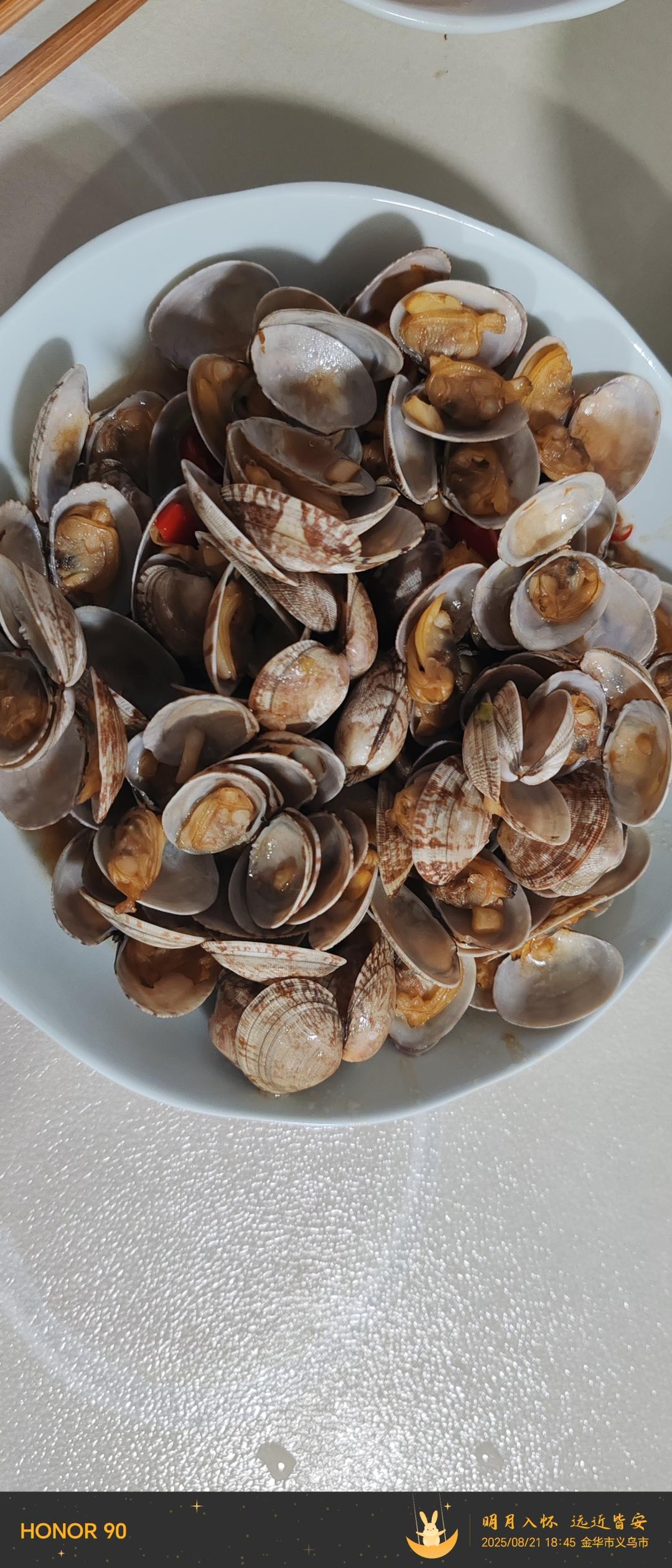 5分钟快手菜❗️秒杀路边摊爆炒花甲～好吃到爆