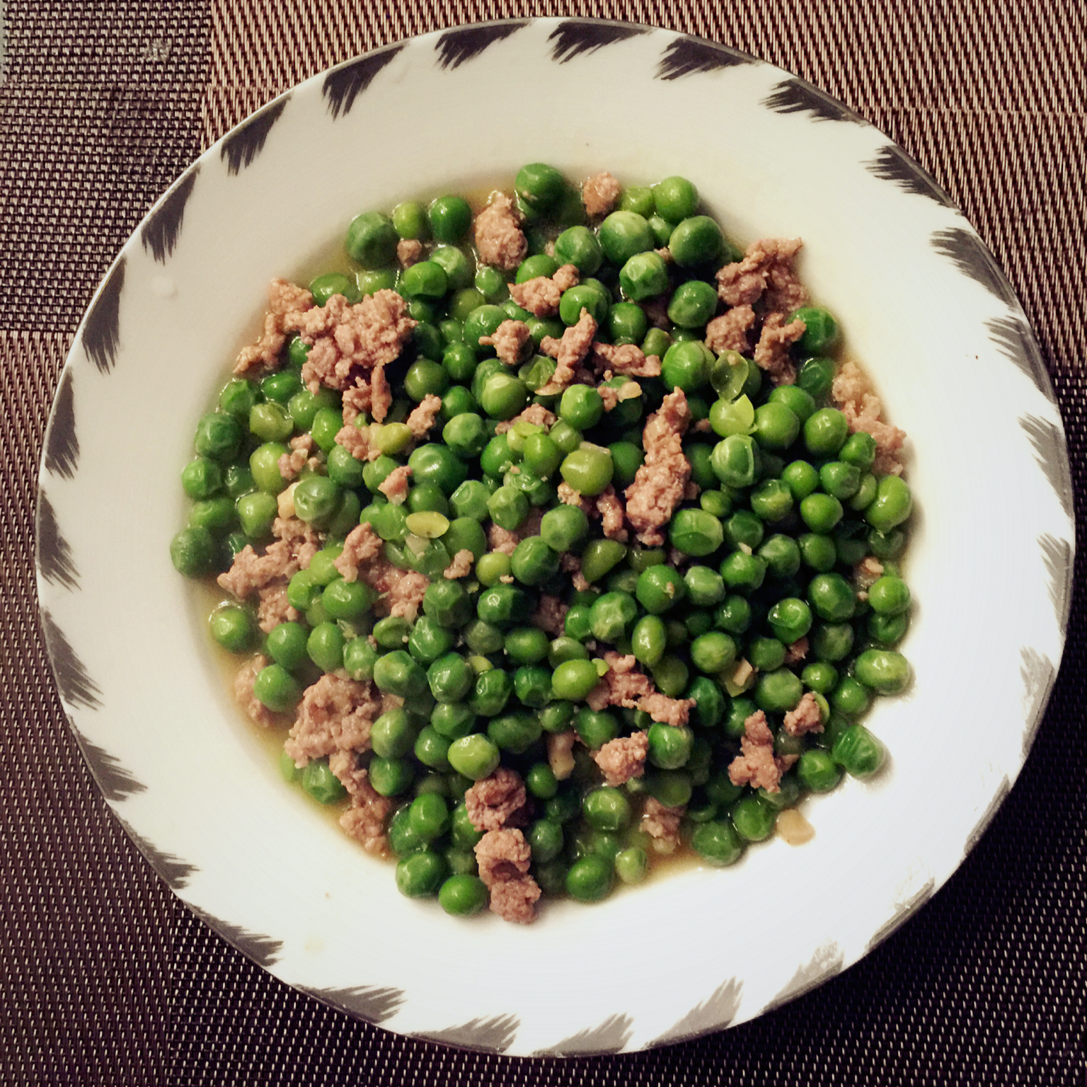 肉末豌豆