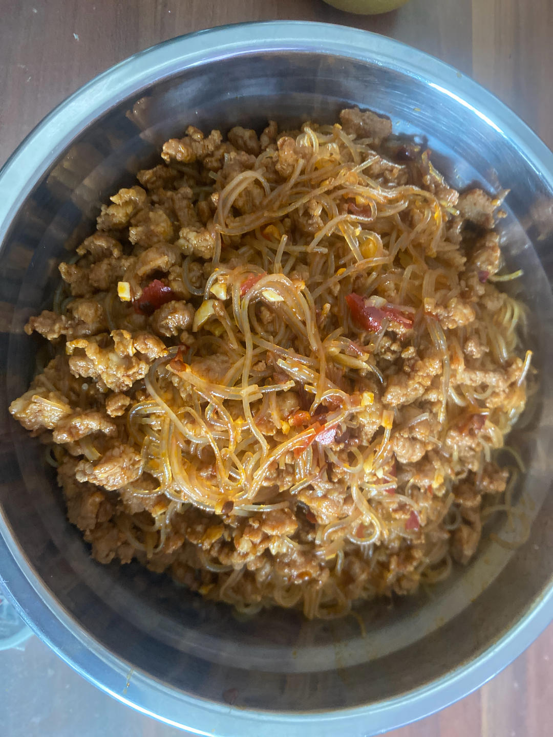蚂蚁上树——肉沫粉条